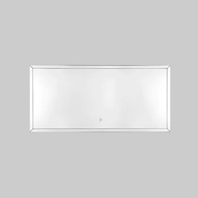 مرايا حمام مستطيلة بإضاءة خلفية LED