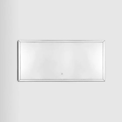 مرايا حمام مستطيلة بإضاءة خلفية LED